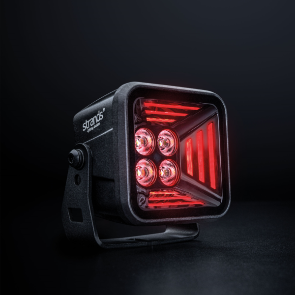 DARK KNIGHT FORTEX WORKLIGHT 39W RED POSITIONLJUS WITH DARK COVER